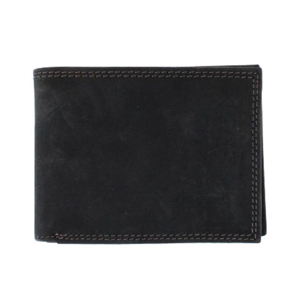 CTM Men's Leather RFID Bifold Wallet